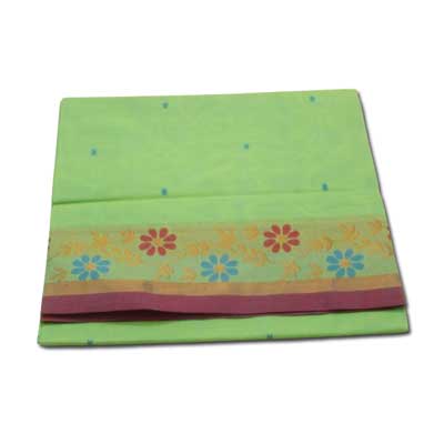 "Village Cotton saree with Thread petu Buta -SLSM-65 - Click here to View more details about this Product